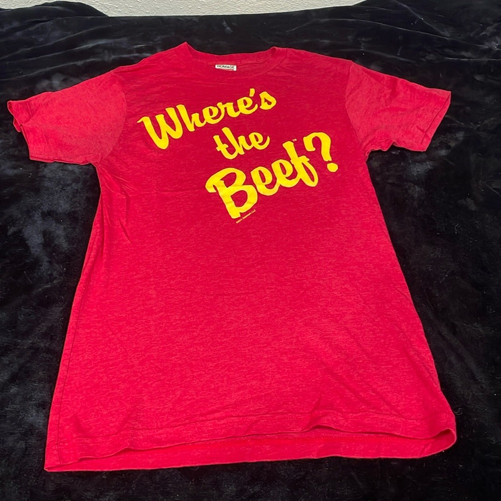 Where’s the Beef Homage T-Shirt